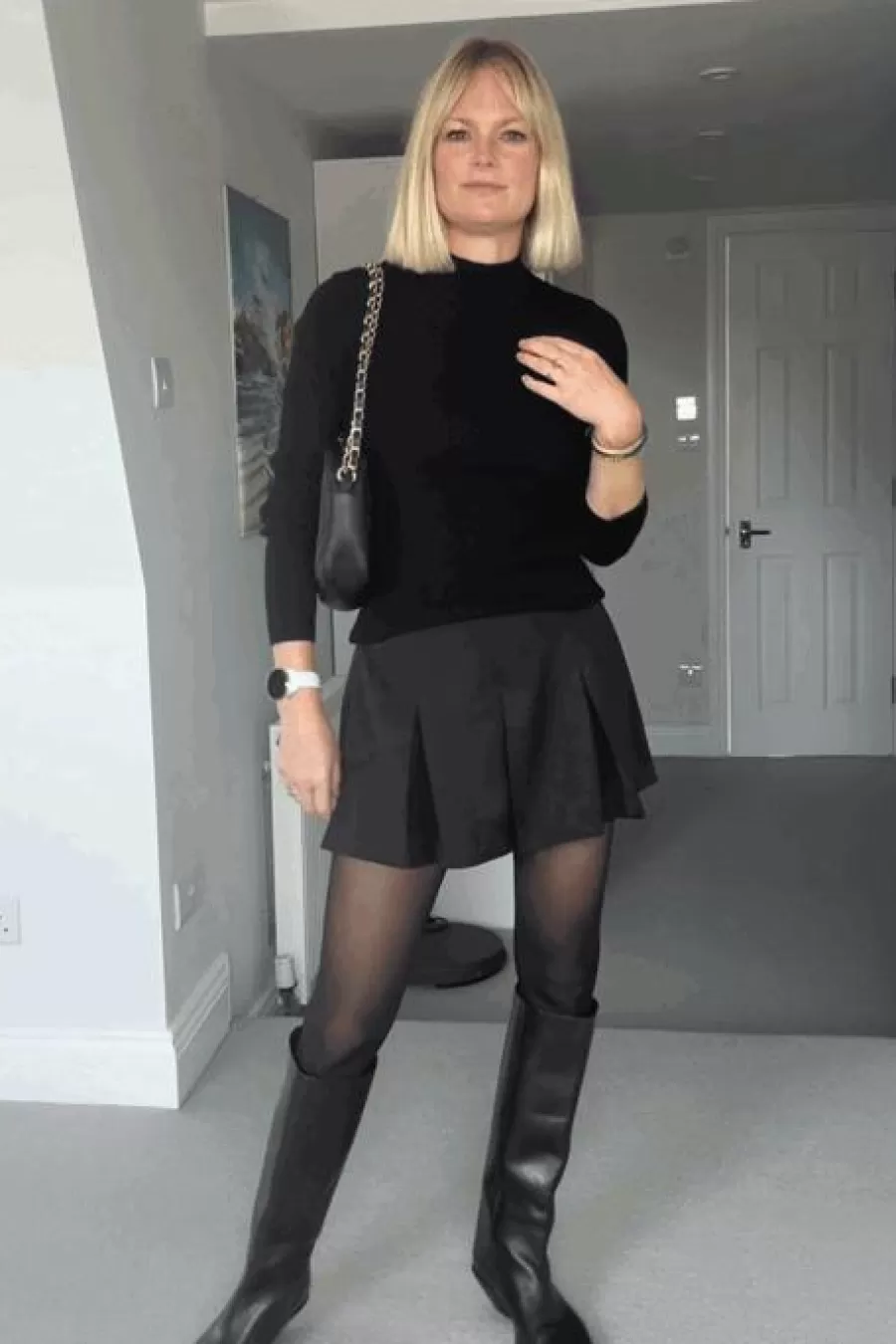Cupshe Pull | Pulls & Gilets*Pull à Manches Longues Et Col Montant En Tricot Noir